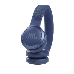 JBL Live 460NC - Blue - Wireless on-ear NC headphones - Detailshot 4